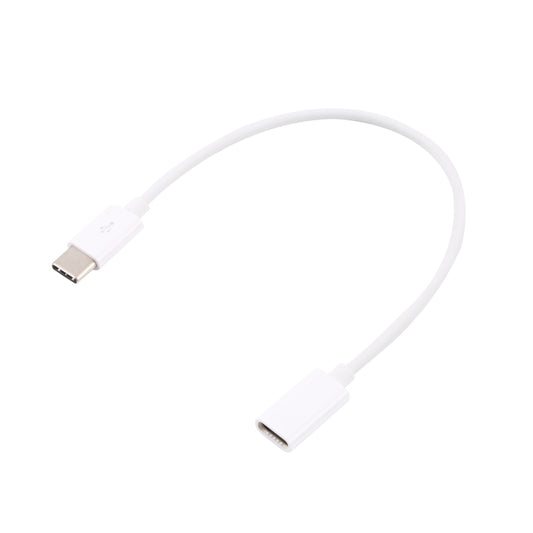 USB-C / Type-C Male to Type-C Female Extended Cable, Length: 20cm, 20cm