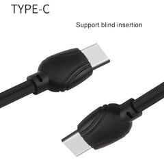 awei CL-62 2 in 1 2.5A USB-C / Type-C Charging + Transmission Aluminum Alloy Double-sided Insertion Data Cable, Length: 1m