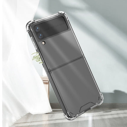 For Samsung Galaxy Z Flip4 Shock-resistant Transparent Acrylic TPU Phone Case