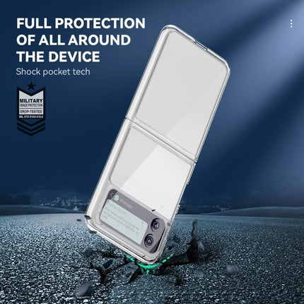 For Samsung Galaxy Z Flip4 All-inclusive Clear Crystal PC +TPU Shockproof Phone Case, For Samsung Galaxy Z Flip4