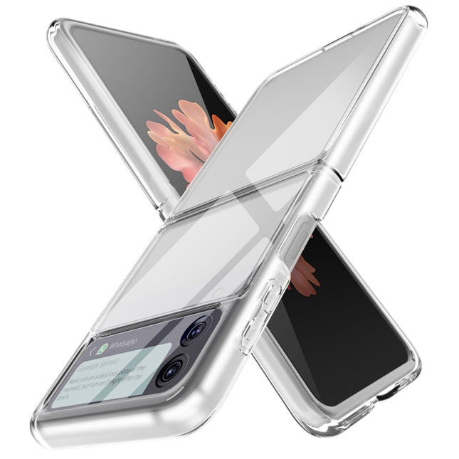 For Samsung Galaxy Z Flip4 All-inclusive Clear Crystal PC +TPU Shockproof Phone Case, For Samsung Galaxy Z Flip4