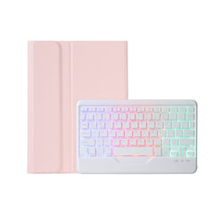 AM20-BS Lambskin Texture Ultra-thin Backlight Bluetooth Keyboard Leather Tablet Case For Lenovo Xiaoxin Pad 2022 10.6 inch/Tab M10 Plus 10.6 3rd Gen 2022, Ultra-thin with Backlight