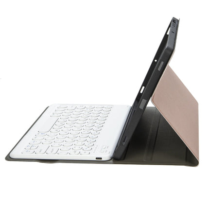 For iPad 11 2025 / 10th Gen 10.9 2022 YA10B Lambskin Texture Bluetooth Keyboard Leather Tablet Case with Pen Slot, YA10B