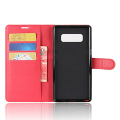 For Galaxy Note 8 Litchi Texture Horizontal Flip Leather Case with Holder & Card Slots & Wallet, For Galaxy Note 8, Galaxy Note 8