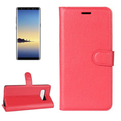 For Galaxy Note 8 Litchi Texture Horizontal Flip Leather Case with Holder & Card Slots & Wallet, Galaxy Note 8, For Galaxy Note 8