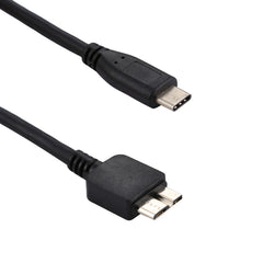 USB-C / Type-C Male to Micro B Male Adapter Cable, Total Length: about 30cm, 30cm