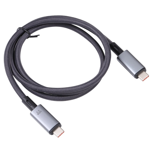 10Gbps 8K USB-C/Type-C to USB-C/Type-C Video Cable Compatible with USB 3.2, Length: 1m, 10Gbps Type-C to Type-C