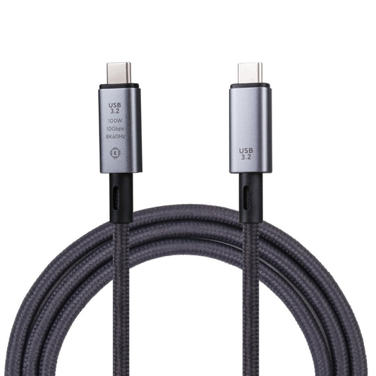 10Gbps 8K USB-C/Type-C to USB-C/Type-C Video Cable Compatible with USB 3.2, Length: 1m, 10Gbps Type-C to Type-C