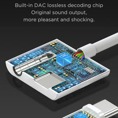 JOYROOM SH-C1 Type-C / USB-C to 3.5mm Digital Audio Converter Adapter, Type-C to 3.5mm