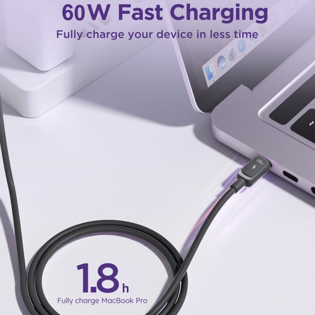 JOYROOM S-CC100A14 Multi-Color Series 60W USB-C / Type-C to USB-C / Type-C Fast Charging Data Cable, Length:1.2m, Type-C to Type-C
