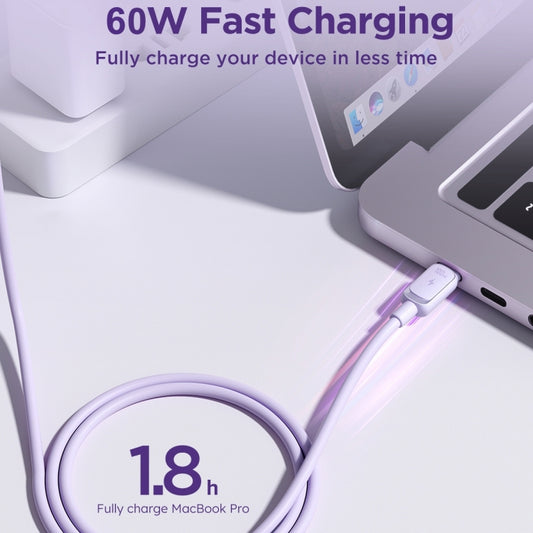 JOYROOM S-CC100A14 Multi-Color Series 60W USB-C / Type-C to USB-C / Type-C Fast Charging Data Cable, Length:1.2m, Type-C to Type-C