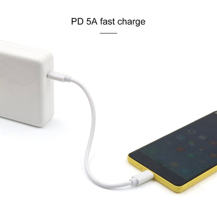 PD 5A USB-C / Type-C Male to USB-C / Type-C Male Fast Charging Cable, Cable Length: 2m, 2m