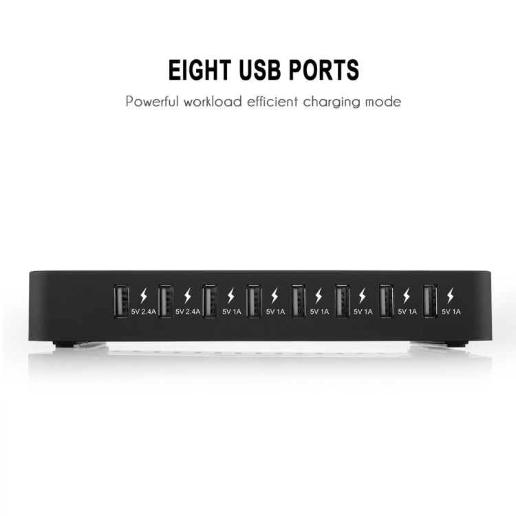 006L Multi-function 50W DC5V/10A (Max) Output (Low Power) 8 Ports USB Detachable Charging Station Smart Charger