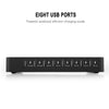 006L Multi-function 50W DC5V/10A (Max) Output (Low Power) 8 Ports USB Detachable Charging Station Smart Charger