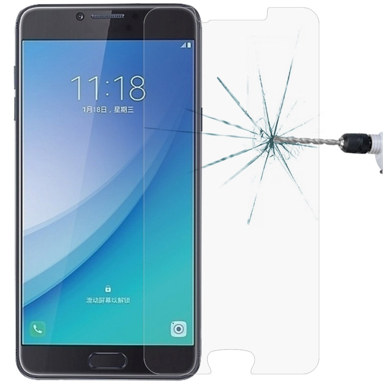 0.26mm 9H 2.5D Tempered Glass Film for Galaxy C7 Pro, For Galaxy C7 Pro(1 PC)