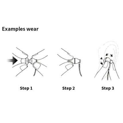 A Pair KZ Soft Memory Foam Earbuds For All In-Ear Earphone