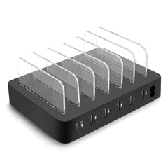 008PD Multi-function AC 100V~240V 6 Ports USB-C PD Detachable Charging Station Smart Charger, US/EU/UK/AU/Japanese Plug, 008PD