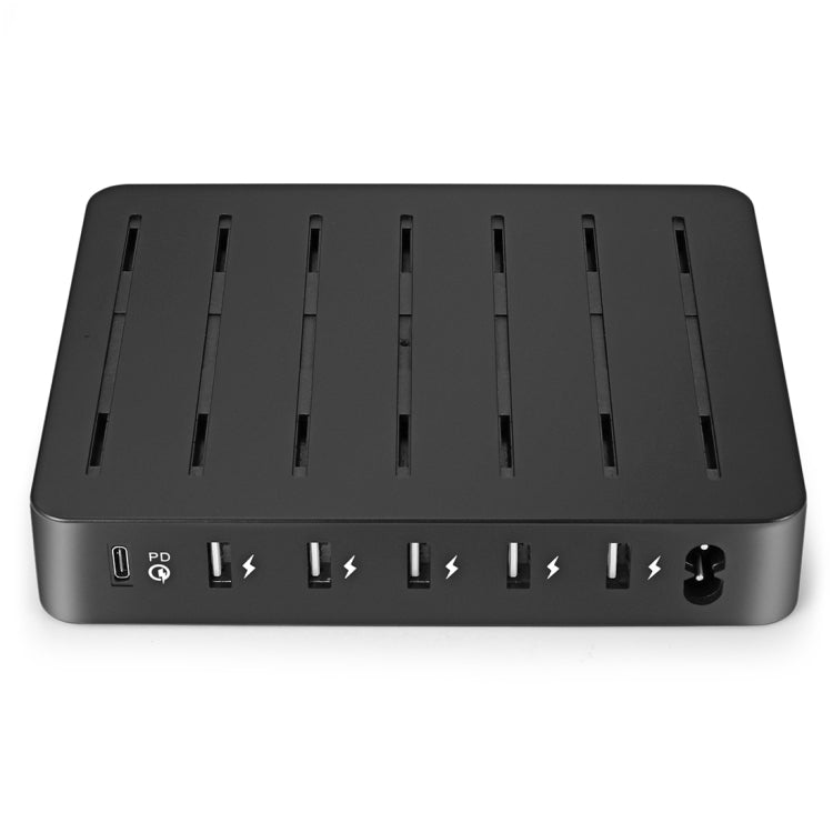 008PD Multi-function AC 100V~240V 6 Ports USB-C PD Detachable Charging Station Smart Charger, US/EU/UK/AU/Japanese Plug