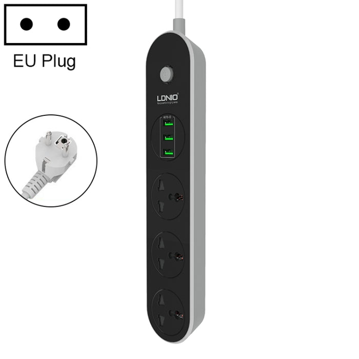 LDNIO SC3301 3 x USB Ports Travel Home Office Socket, Cable Length: 1.6m, US Plug, SAS8610AUS, SAS8610BUS, SAS8610EU, SAS8610UK
