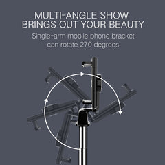 K10 Bluetooth 4.0 Mobile Phone Adjustable Bluetooth Selfie Stick Self-timer Pole Tripod