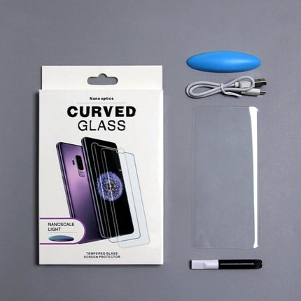 UV Liquid Curved Tempered Glass for  Galaxy Note 10,Support Fingerprint Unlock
