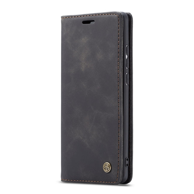 CaseMe-013 Multifunctional Retro Frosted Horizontal Flip Leather Case for Galaxy A70, with Card Slot & Holder & Zipper Wallet & Photo Frame