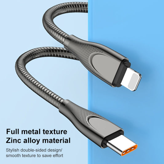 ADC-009 USB-C / Type-C to USB-C / Type-C Zinc Alloy Hose Fast Charging Data Cable, Cable Length: 1m, USB-C / Type-C to USB-C / Type-C