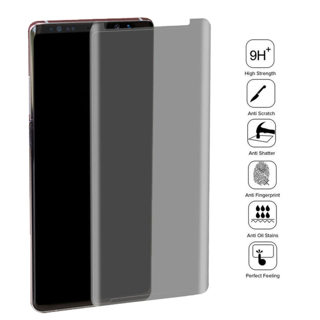 Privacy Anti-glare 0.3mm 9H 3D Curved Edge Tempered Glass Film for Galaxy Note 9