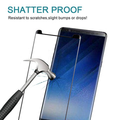 Full Glue 3D Curved Silk-screen Non-full Screen Tempered Glass Screen Protector with Fully Adhesive For Galaxy Note 8