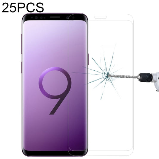 25 PCS 9H 3D Full Screen Tempered Glass Film for Galaxy S9 Plus, For Galaxy S9 Plus(0.26mm)