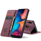 For Galaxy A20 / A30 / Wine Red
