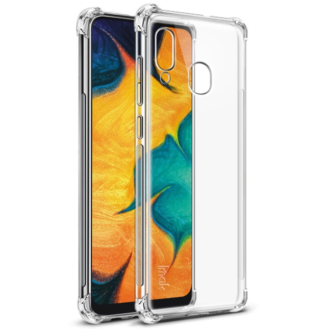 IMAK All-inclusive Shockproof Airbag TPU Case for Galaxy A20 / Galaxy A30, with Screen Protector