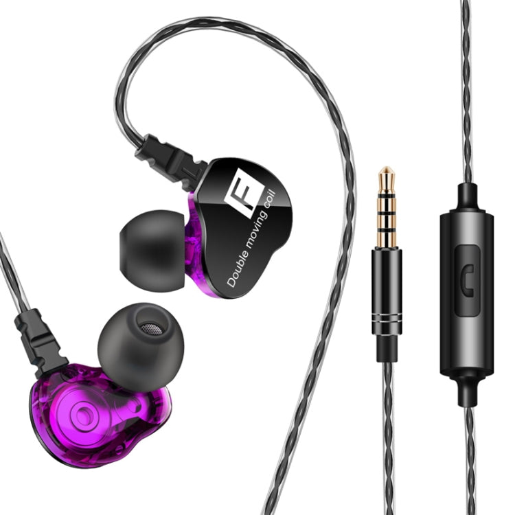 QKZ CK9 HiFi In-ear Four Unit Sports Music Headphones