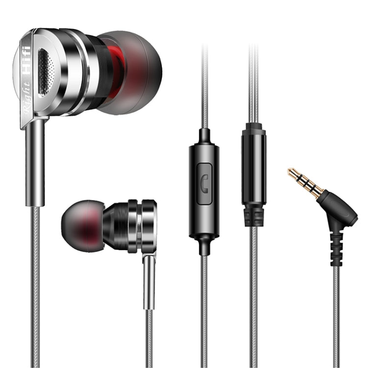 QKZ DM9 High-quality In-ear All-metal Sports Music Headphones, Microphone Version