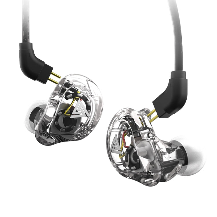 QKZ VK1 Plug-in Design Four-unit Music Headphones, Support for Changing Lines Microphone Version