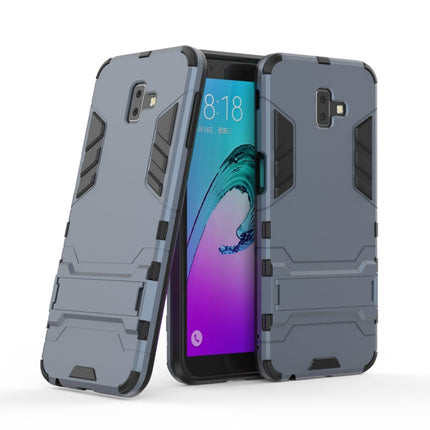 Shockproof PC + TPU Case for Galaxy J6+, with Holder
