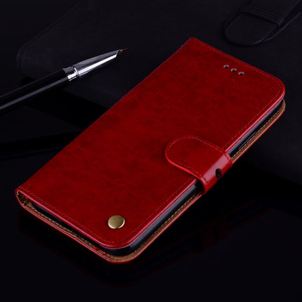Business Style Oil Wax Texture Horizontal Flip Leather Case for Galaxy A6 Plus (2018), with Holder & Card Slots & Wallet, For Galaxy A6 Plus (2018)
