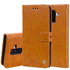 For Galaxy A6 Plus (2018) / Brown