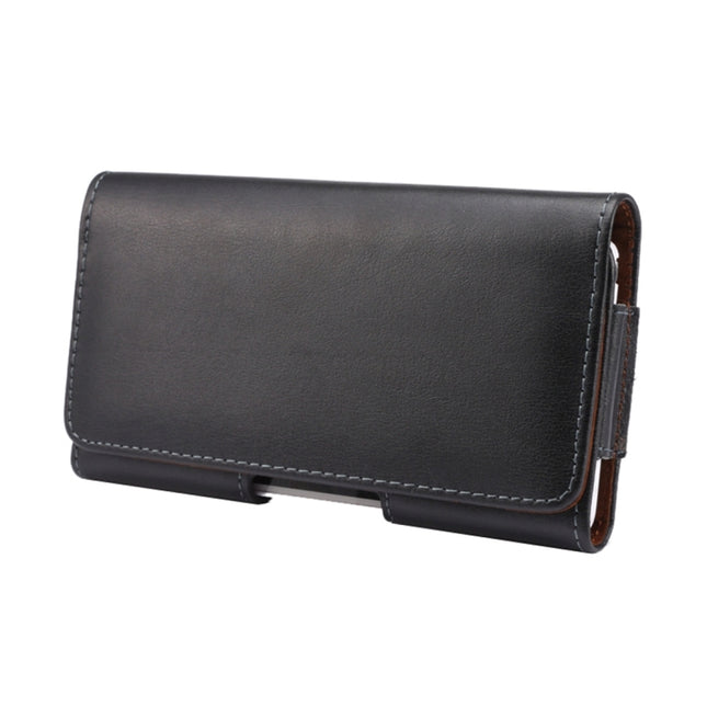 For Galaxy S7 Edge / G935 Vertical Flip Leather Case Waist Bag with Back Buckle