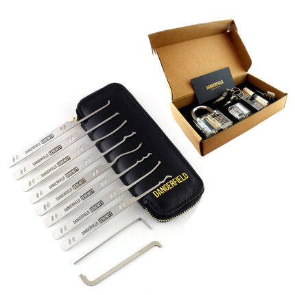 SERENITY Beginners Lock Pick Set + Leather Wallet