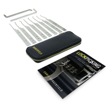 SERENITY Beginners Lock Pick Set + Leather Wallet