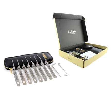 SERENITY Beginners Lock Pick Set + Leather Wallet