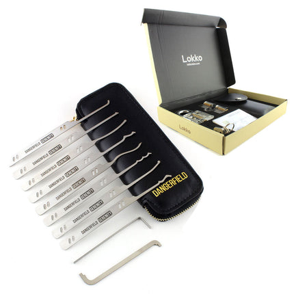 SERENITY Beginners Lock Pick Set + Leather Wallet