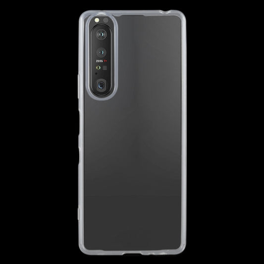 For Sony Xperia 1 III 0.75mm Ultra-thin Transparent TPU Soft Protective Case, For Sony Xperia 1 III