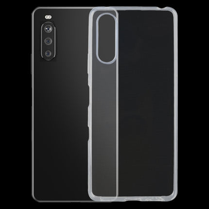 For Sony Xperia 10 III 0.75mm Ultra-thin Transparent TPU Soft Protective Case, For Sony Xperia 10 III