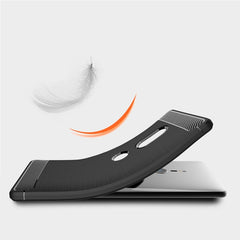 For Sony Xperia XZ2 Brushed Texture Carbon Fiber Shockproof TPU Protective Back Case, Sony Xperia XZ2, For Sony Xperia XZ2