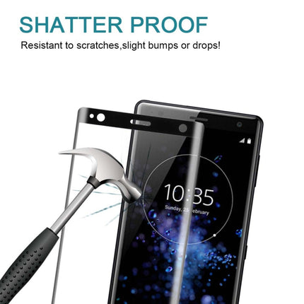 For Sony Xperia XZ2 0.3mm 9H Surface Hardness 3D Full Screen Tempered Glass Film