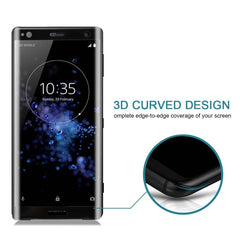 For Sony Xperia XZ2 0.3mm 9H Surface Hardness 3D Full Screen Tempered Glass Film, Sony Xperia XZ2