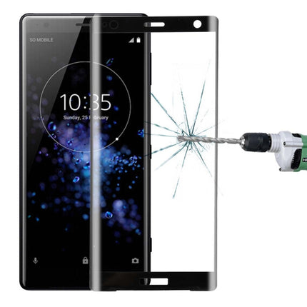 For Sony Xperia XZ2 0.3mm 9H Surface Hardness 3D Full Screen Tempered Glass Film