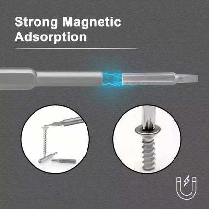 25 in 1 Screwdriver Set Magnetic Repair Tools, Plastic Handle, 25 in 1